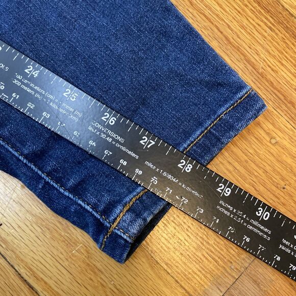 Judy blue jeans women's 9 | 30x28 blue skinny distressed plaid patch JB82140DK - Picture 10 of 11